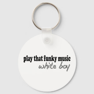 Funky Music White Boy Schlüsselanhänger