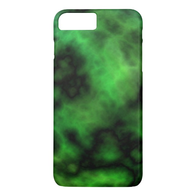 Funky Neon Green Emerald Halloween Abstrakt Case-Mate iPhone Hülle (Rückseite)