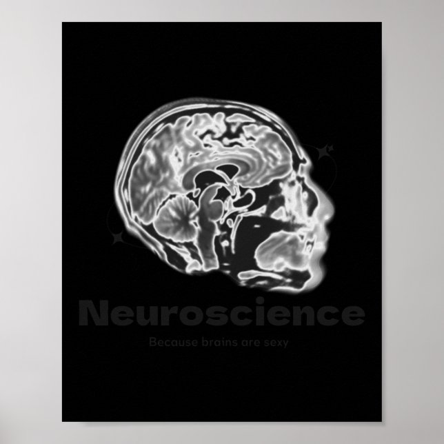 Funky Nerdy Sticker Poster (Vorne)