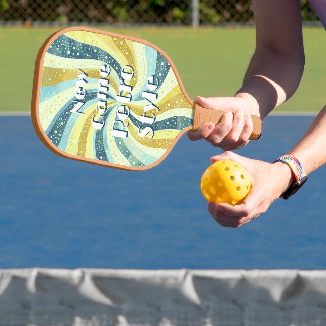 Funky New Game Retro Style Funny Pickleball Schläger (InSitu)