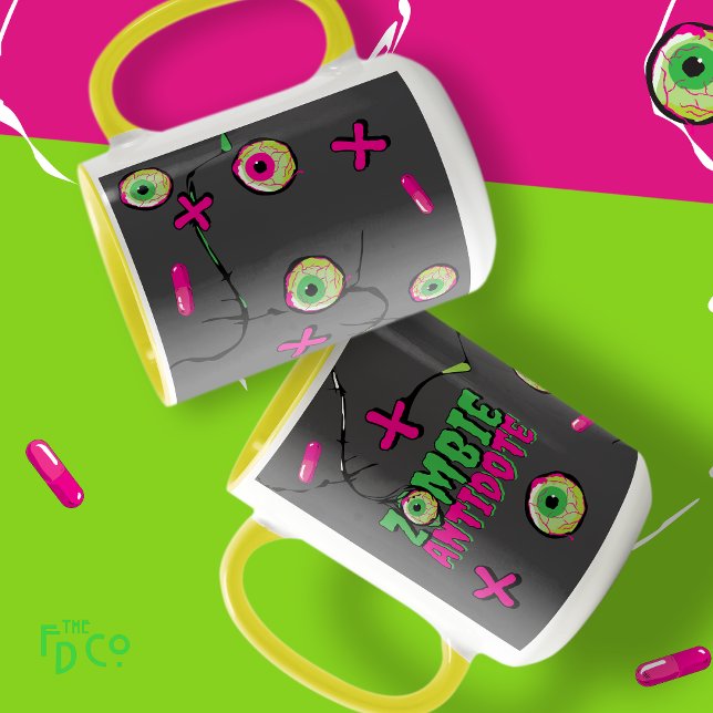 Funky Niedlich Funny Zombie Antidote Tasse (Von Creator hochgeladen)