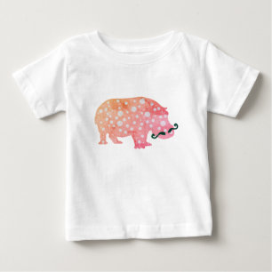 Funky Nilpferd misterToddler Rüschen T-Shirt, Weiß Baby T-shirt