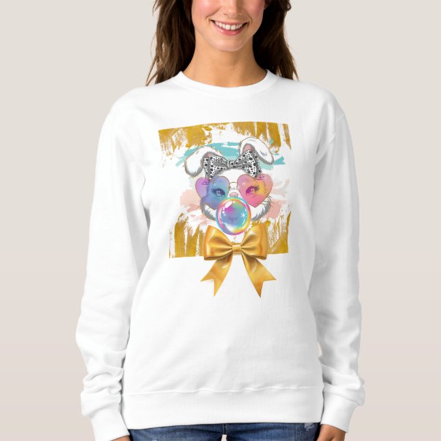 Funky Oaster Rabbit Sweatshirt (Vorderseite)