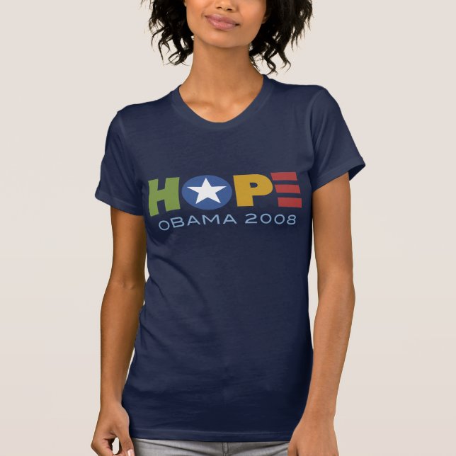 Funky Obama-Herz-T - Shirt (Vorderseite)