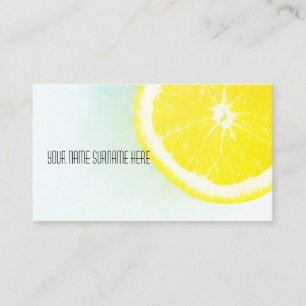 Funky Orange Bio Feel Business Card Visitenkarte