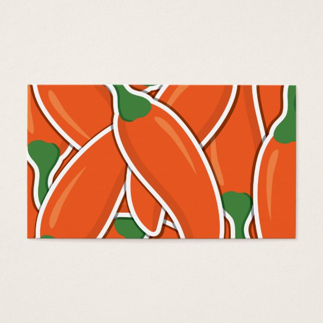 Funky orange Chili Paprikaschoten (Vorderseite)