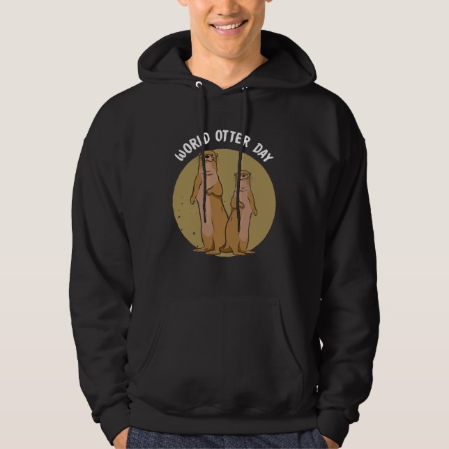 Funky Otter  for sweet otter fans and  otters Hoodie (Vorderseite)