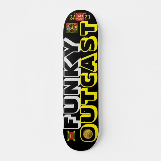 FUNKY OUTCAST JMT 7 3/4" Skateboarddecke Skateboard (Vorne)