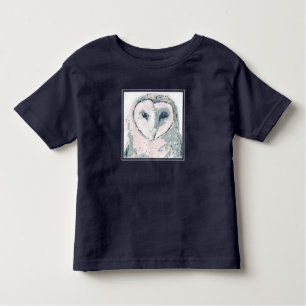 Funky Owl Portrait Kleinkind T-shirt