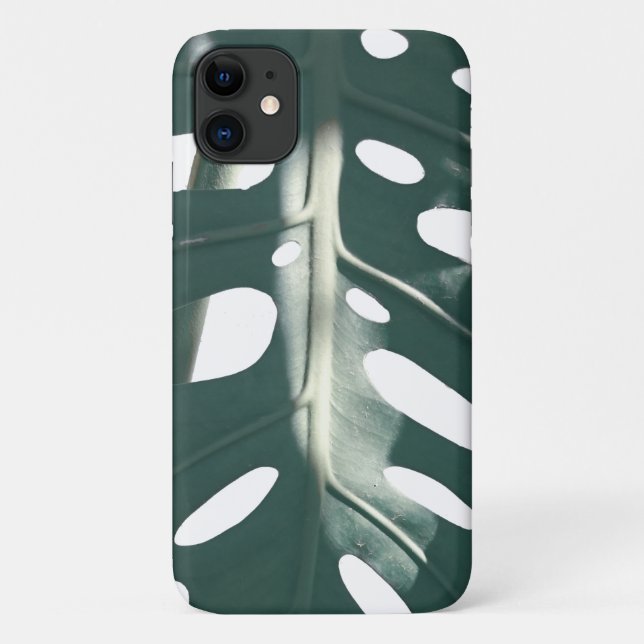 Funky Pale Green Pflanze Case-Mate iPhone Hülle (Rückseite)