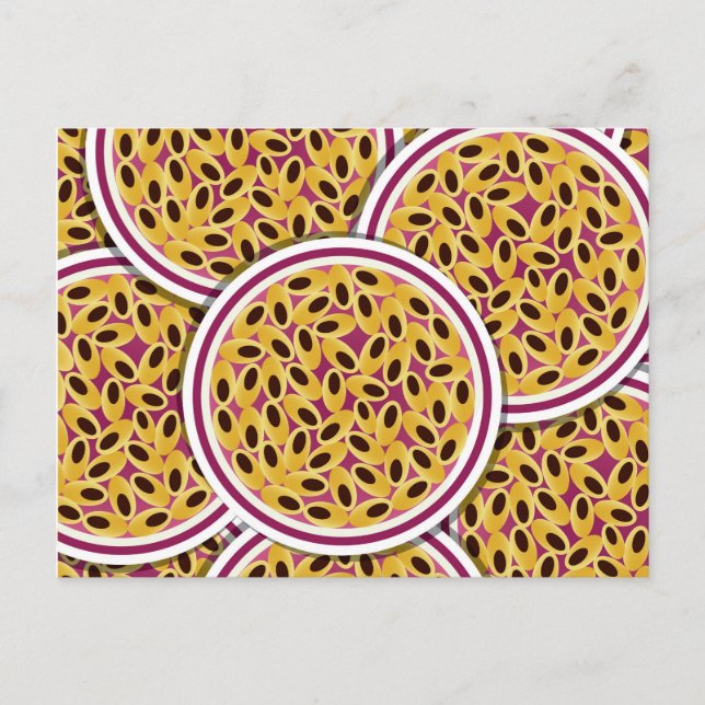 Funky Passion Obsts Postkarte (Vorderseite)