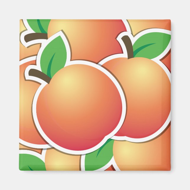 Funky Peach Magnet (Vorne)