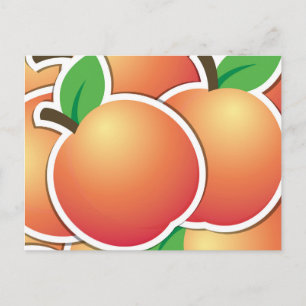 Funky Peach Postkarte