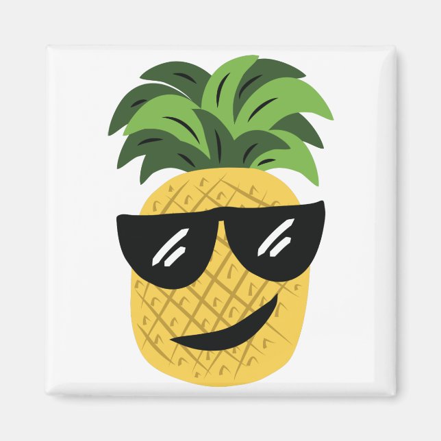 Funky Pineaple Magnet (Vorne)