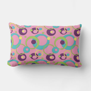Funky Pink Circles Kissen