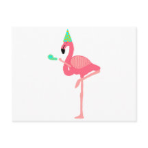 Funky Pink Flamingo Party Hat