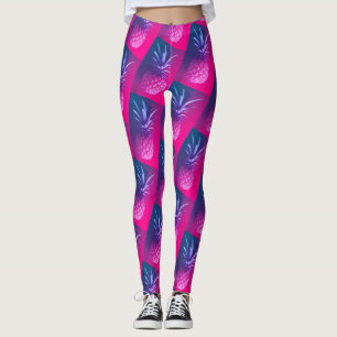Funky Pink Lila Yummy Ananas Leggings