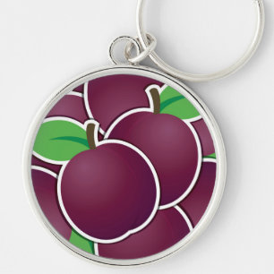 Funky plum schlüsselanhänger