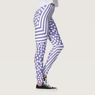 Funky Polka Dot Lines kühne Leggings