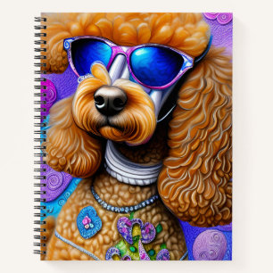Funky Poodle Notizbuch