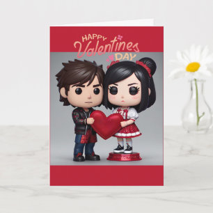 Funky Pop Valentinskarte Karte