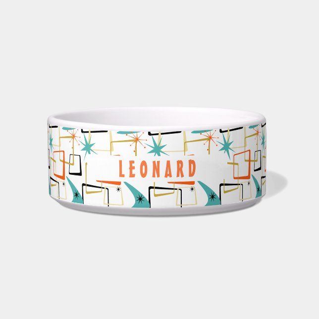 Funky-Quadrate des Atomzeitalters Mitte des Jahrhu Napf (Vorderseite)