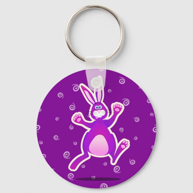 Funky rabbit, Schlüsselanhänger (Vorderseite)