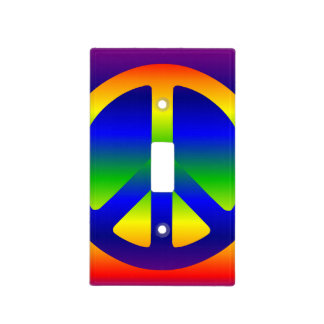 Funky Rainbow Peace Symbol