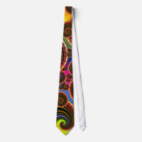 Funky Regenbogen-Strudel-Fraktal-Kunst-Muster