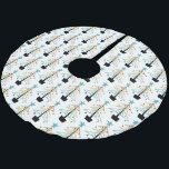 Funky Retro Abstrakter Weihnachtsbaum Mitte Jahrhu Polyester Weihnachtsbaumdecke<br><div class="desc">Umgeben Sie Ihren Baum mit diesem trendigen Retro-Weihnachtsbaum-Rock. Dieses fabelhafte Design zeichnet sich durch türkisfarbene,  orange,  bräunliche,  goldene und schwarze abstrakte Geometrie aus,  die wie ein Weihnachtsbaum geformt ist.</div>