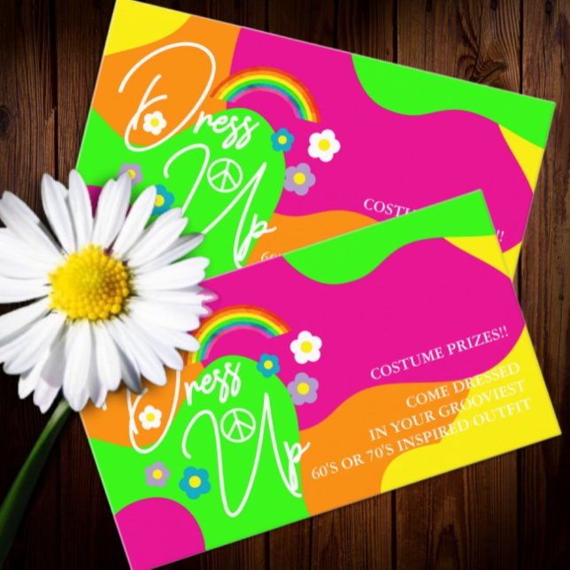 Funky Retro Bridal Shower Costume Dress Up Begleitkarte (Von Creator hochgeladen)