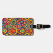 Funky Retro Colorful Mandala Pattern