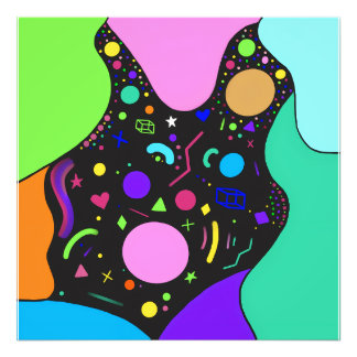 Funky Retro Fotodruck