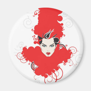 Funky Retro Kühlschrankmagnet Magnet