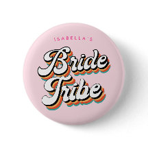 Funky Retro Vintag Bride Tribe Bachelorette