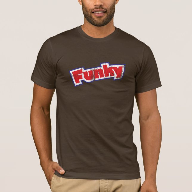 Funky rotes Shirt (Vorderseite)