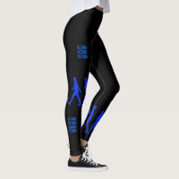 Funky Running Joggen People Silhouetten Leggings