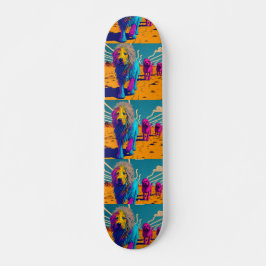 Funky Skateboard für Hundefreunde