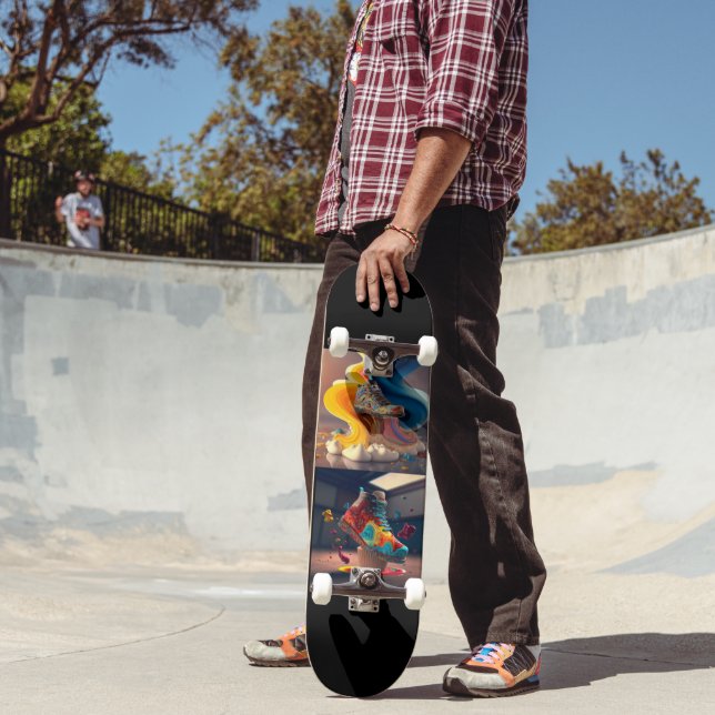 Funky Skateboard mit coolen Sneaker-Design 7¾" Dec (Außenbereich 2)