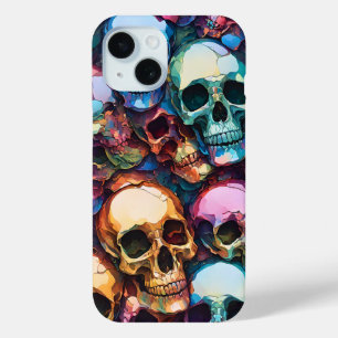 Funky Skull Goth iPhone 15 Hülle