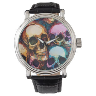 Funky Skulls Armbanduhr