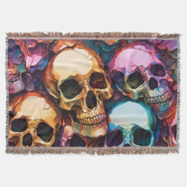 Funky Skulls Decke