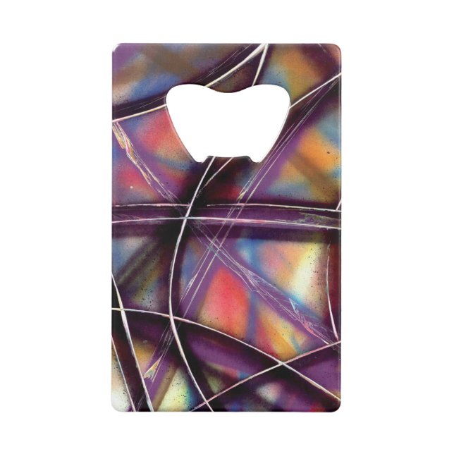 Funky Space Highway Geldbeutel Flaschenöffner (Vorderseite)