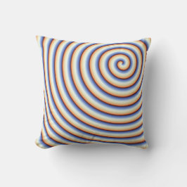 Funky Spiral Visuell Illusion Curl Energy Cushi Kissen