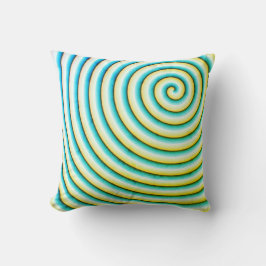 Funky Spiral Visuell Illusion Curl Energy Cushi Kissen