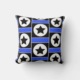 Funky Square Star Throw Kissen / Kissen