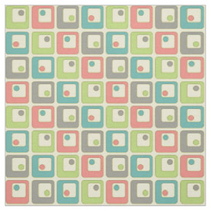 Funky Squares Fabric Stoff