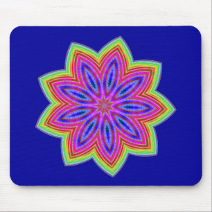 Funky Star Blume Mousepad