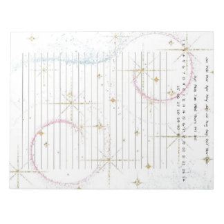 Funky Star Notizblock