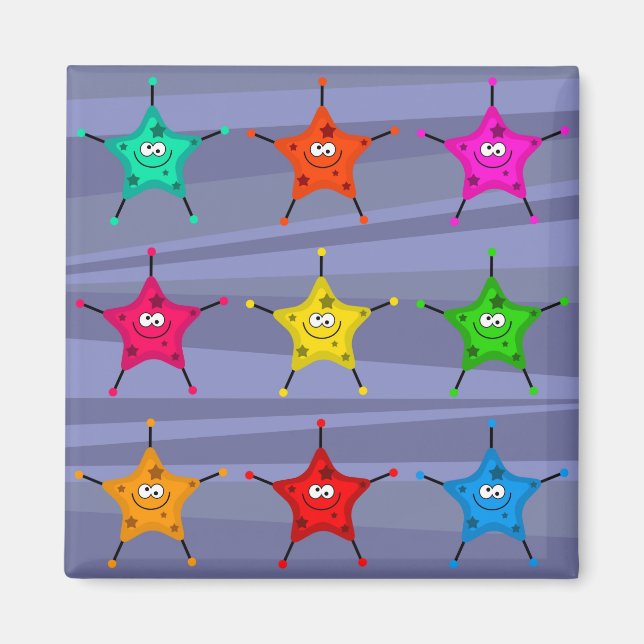 Funky Stars Magnet (Vorne)